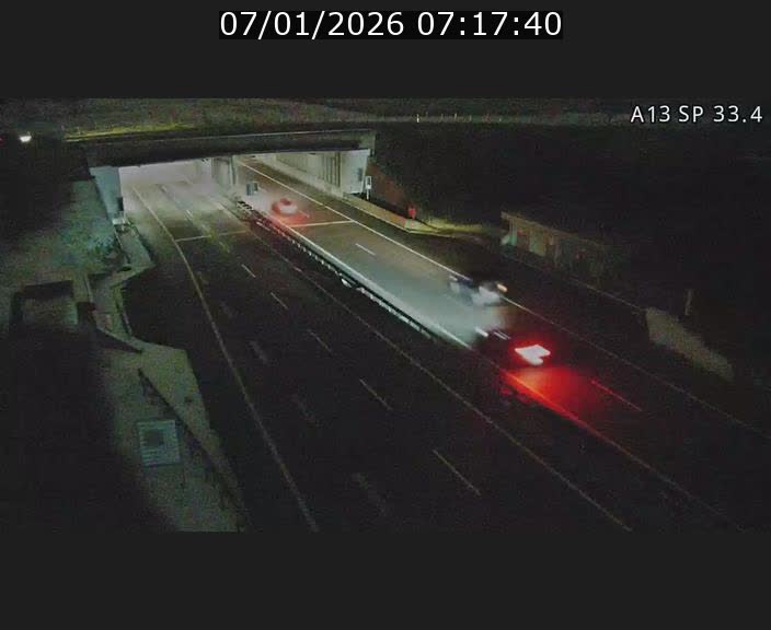 Webcam trafic sur A13 à hauteur d'Altwies en direction de Mondorf-les-bains et en provenance de l'Allemagne