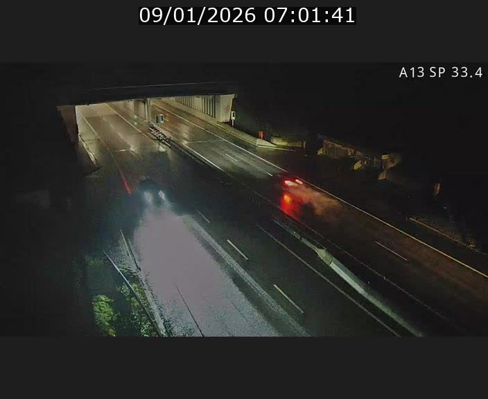 Webcam trafic sur A13 à hauteur d'Altwies en direction de Mondorf-les-bains et en provenance de l'Allemagne