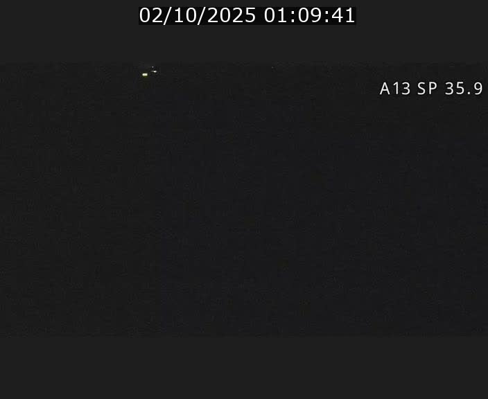 <h2>Webcam trafic sur A13 à l'entrée ouest du tunnel Markusbierg à Remerschen. Vue orientée vers Mondorf-les-Bains.</h2>