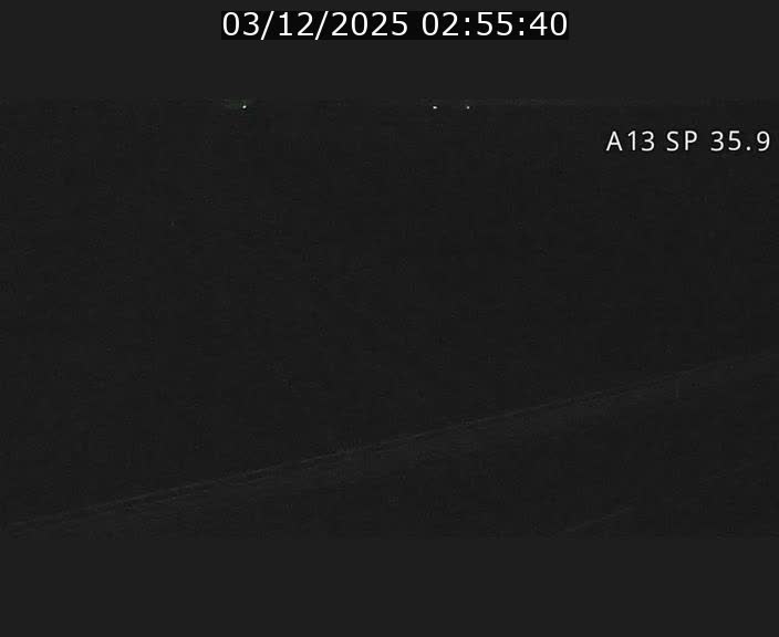 <h2>Webcam trafic sur A13 à l'entrée ouest du tunnel Markusbierg à Remerschen. Vue orientée vers Mondorf-les-Bains.</h2>