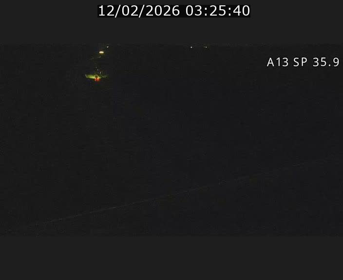 <h2>Webcam trafic sur A13 à l'entrée ouest du tunnel Markusbierg à Remerschen. Vue orientée vers Mondorf-les-Bains.</h2>