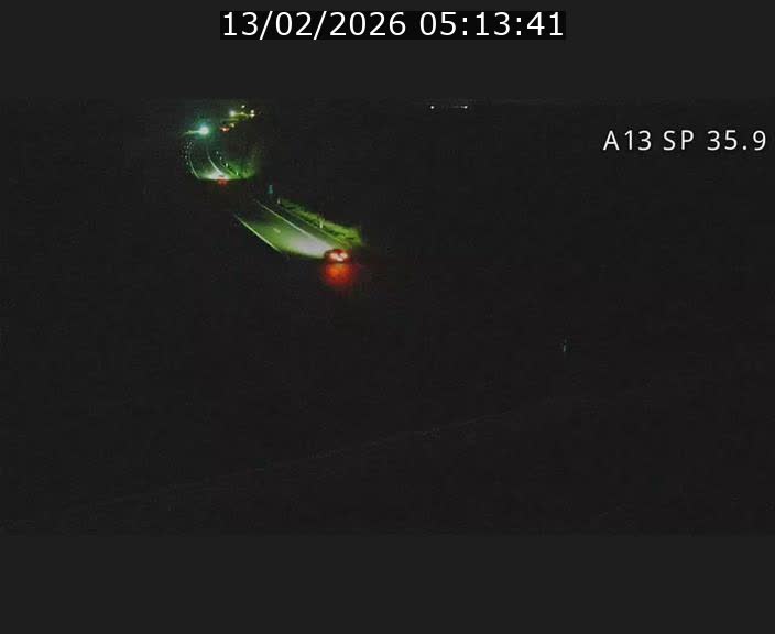 <h2>Webcam trafic sur A13 à l'entrée ouest du tunnel Markusbierg à Remerschen. Vue orientée vers Mondorf-les-Bains.</h2>