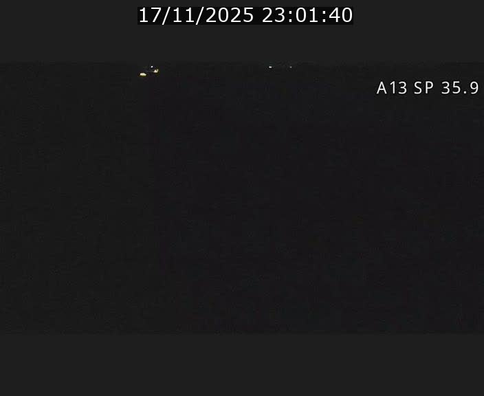 <h2>Webcam trafic sur A13 à l'entrée ouest du tunnel Markusbierg à Remerschen. Vue orientée vers Mondorf-les-Bains.</h2>