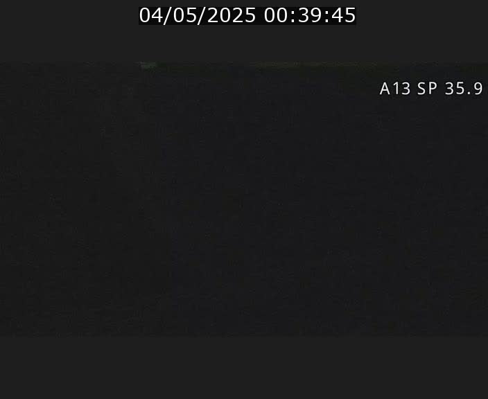 Webcam trafic sur A13 à l'entrée ouest du tunnel Markusbierg à Remerschen. Vue orientée vers Mondorf-les-Bains.