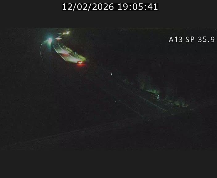 <h2>Webcam trafic sur A13 à l'entrée ouest du tunnel Markusbierg à Remerschen. Vue orientée vers Mondorf-les-Bains.</h2>