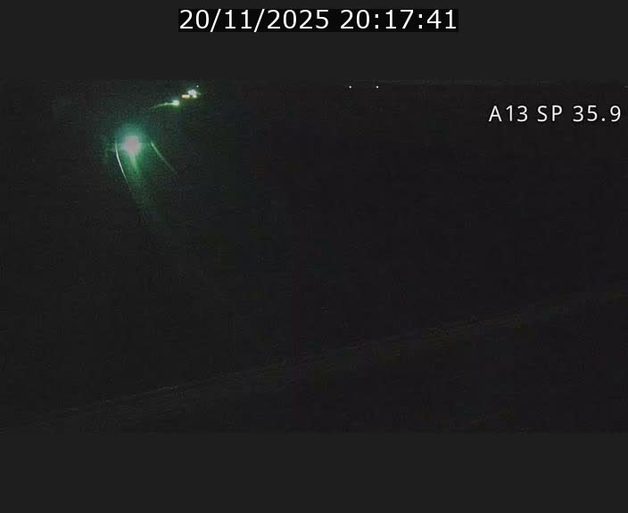<h2>Webcam trafic sur A13 à l'entrée ouest du tunnel Markusbierg à Remerschen. Vue orientée vers Mondorf-les-Bains.</h2>