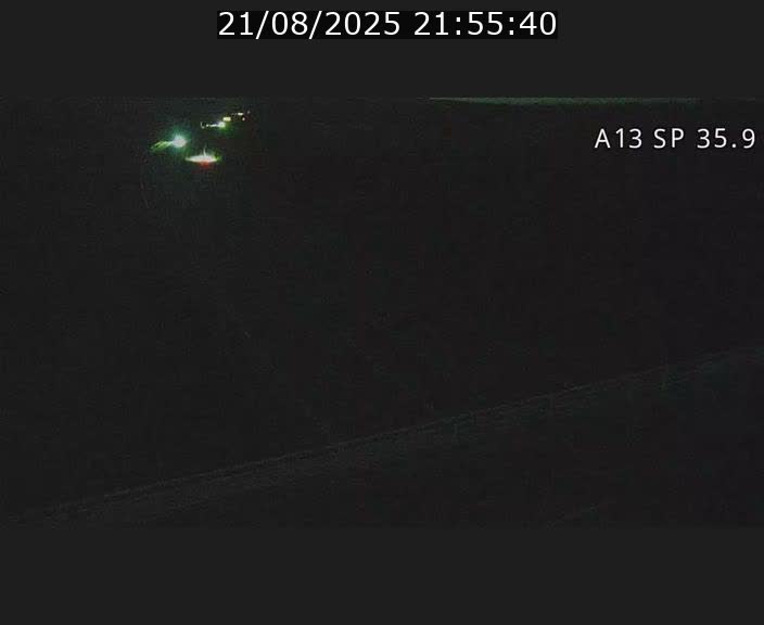 <h2>Webcam trafic sur A13 à l'entrée ouest du tunnel Markusbierg à Remerschen. Vue orientée vers Mondorf-les-Bains.</h2>