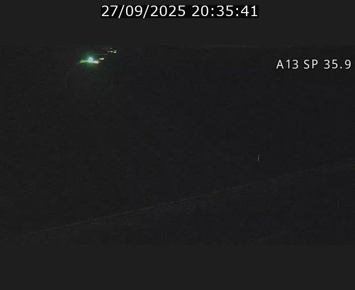 <h2>Webcam trafic sur A13 à l'entrée ouest du tunnel Markusbierg à Remerschen. Vue orientée vers Mondorf-les-Bains.</h2>