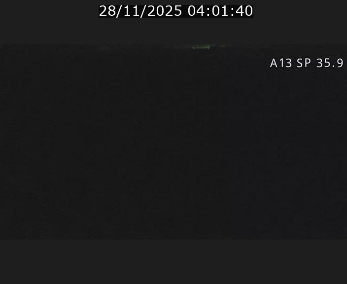 <h2>Webcam trafic sur A13 à l'entrée ouest du tunnel Markusbierg à Remerschen. Vue orientée vers Mondorf-les-Bains.</h2>