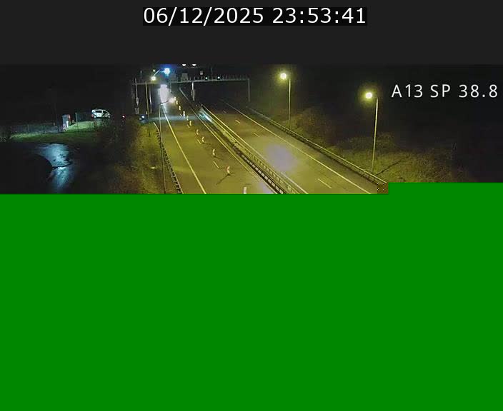 <h2>Webcam autoroute A13 à l'entrée ouest du tunnel Markusbierg à Schengen. Vue orientée vers le tunnel et l'Allemagne</h2>