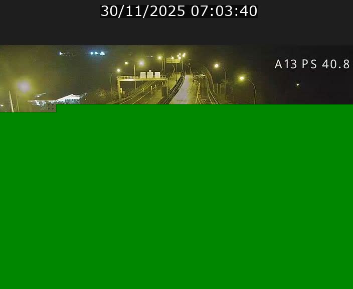 <h2>Webcam autoroute A13 à la sortie est du tunnel Markusbierg à Schengen. Vue sur le pont de la Moselle, vers l'Allemagne</h2>