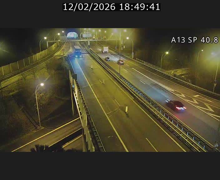 <h2>Webcam avec vue sur l'entrée côté allemand du tunnel Markusbierg à Schengen. Vue orientée vers le tunnel et Bettembourg</h2>