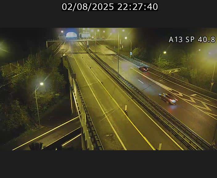 <h2>Webcam avec vue sur l'entrée côté allemand du tunnel Markusbierg à Schengen. Vue orientée vers le tunnel et Bettembourg</h2>