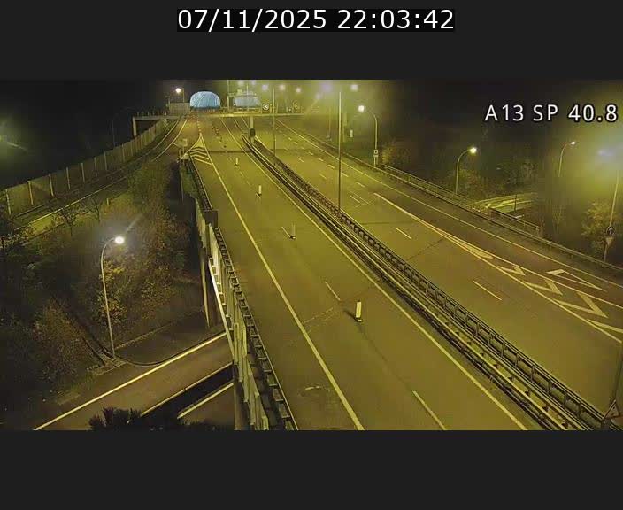 <h2>Webcam avec vue sur l'entrée côté allemand du tunnel Markusbierg à Schengen. Vue orientée vers le tunnel et Bettembourg</h2>