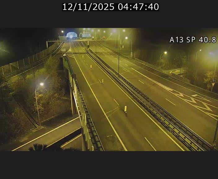 <h2>Webcam avec vue sur l'entrée côté allemand du tunnel Markusbierg à Schengen. Vue orientée vers le tunnel et Bettembourg</h2>