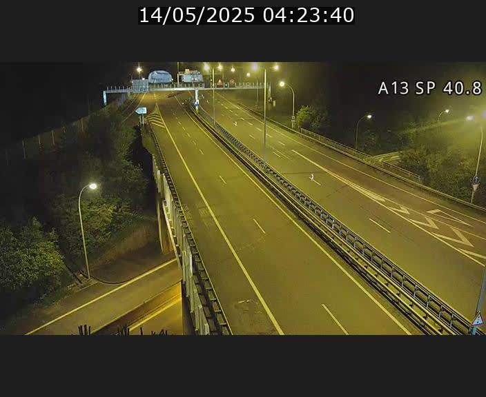 <h2>Webcam avec vue sur l'entrée côté allemand du tunnel Markusbierg à Schengen. Vue orientée vers le tunnel et Bettembourg</h2>