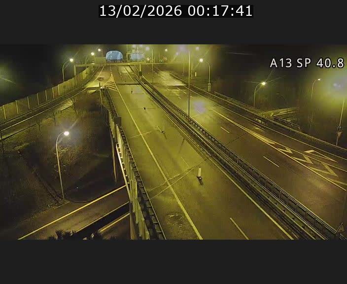 <h2>Webcam avec vue sur l'entrée côté allemand du tunnel Markusbierg à Schengen. Vue orientée vers le tunnel et Bettembourg</h2>
