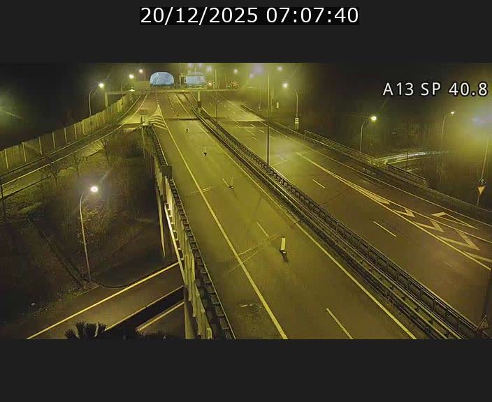 <h2>Webcam avec vue sur l'entrée côté allemand du tunnel Markusbierg à Schengen. Vue orientée vers le tunnel et Bettembourg</h2>