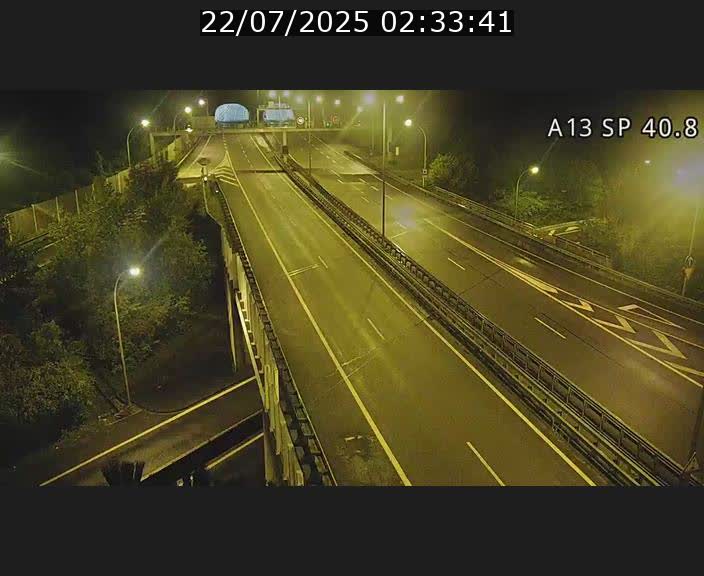 <h2>Webcam avec vue sur l'entrée côté allemand du tunnel Markusbierg à Schengen. Vue orientée vers le tunnel et Bettembourg</h2>