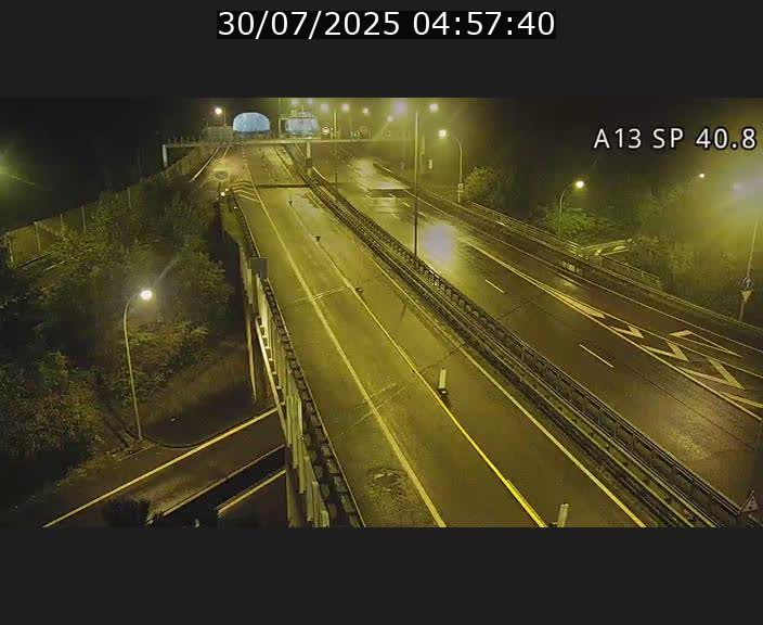 <h2>Webcam avec vue sur l'entrée côté allemand du tunnel Markusbierg à Schengen. Vue orientée vers le tunnel et Bettembourg</h2>