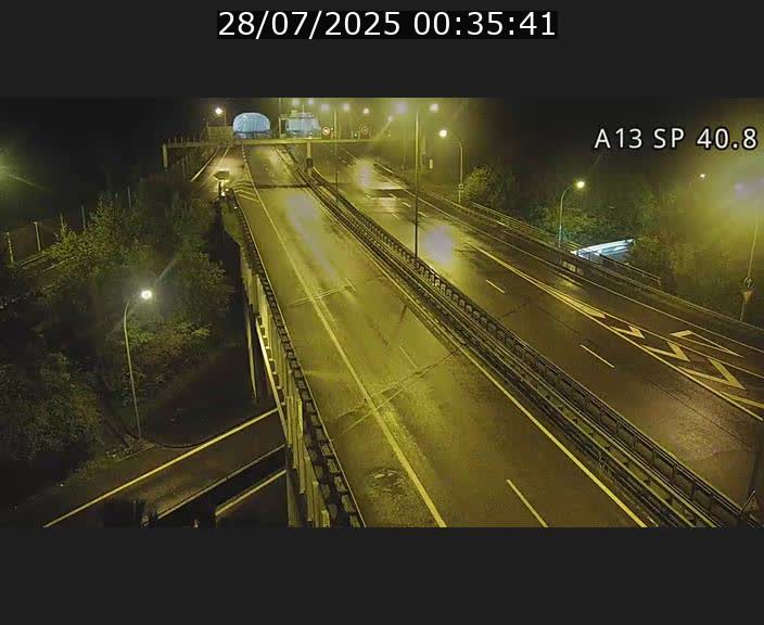 <h2>Webcam avec vue sur l'entrée côté allemand du tunnel Markusbierg à Schengen. Vue orientée vers le tunnel et Bettembourg</h2>