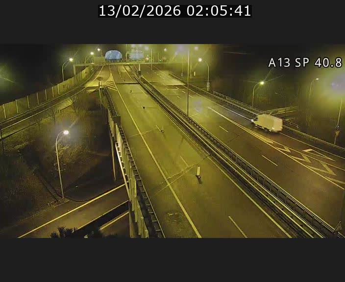 <h2>Webcam avec vue sur l'entrée côté allemand du tunnel Markusbierg à Schengen. Vue orientée vers le tunnel et Bettembourg</h2>