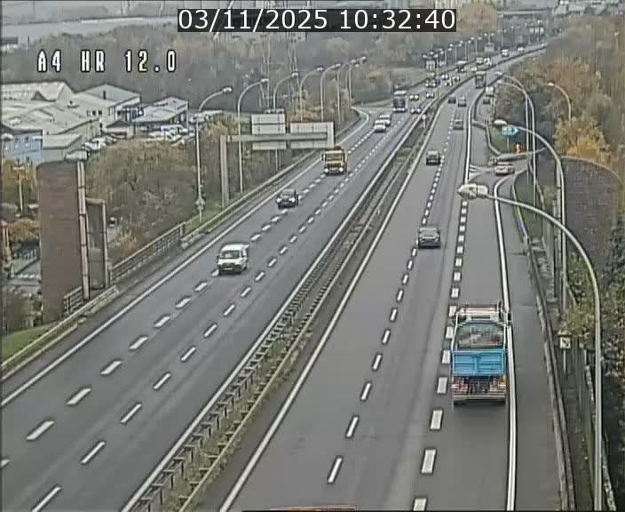 Traffic live webcam Luxembourg Jonction Foetz - A4 - BK 12.0 - direction Esch sur Alzette