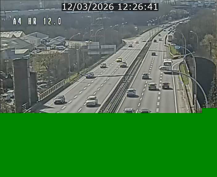 Traffic live webcam Luxembourg Jonction Foetz - A4 - BK 12.0 - direction Esch sur Alzette