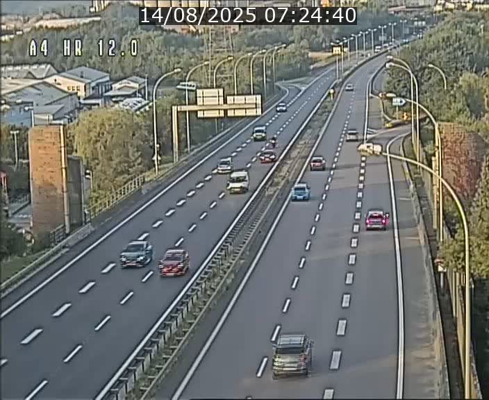 <h2>Traffic live webcam Luxembourg Jonction Foetz - A4 - BK 12.0 - direction Esch sur Alzette</h2>