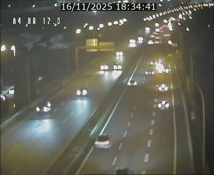 Traffic live webcam Luxembourg Jonction Foetz - A4 - BK 12.0 - direction Esch sur Alzette