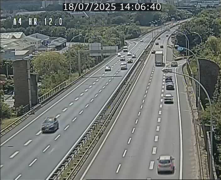 <h2>Traffic live webcam Luxembourg Jonction Foetz - A4 - BK 12.0 - direction Esch sur Alzette</h2>