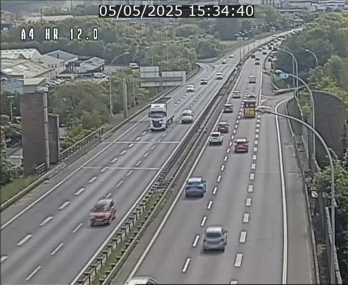 Traffic live webcam Luxembourg Jonction Foetz - A4 - BK 12.0 - direction Esch sur Alzette