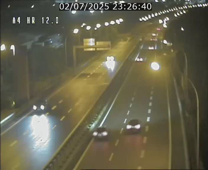 Traffic live webcam Luxembourg Jonction Foetz - A4 - BK 12.0 - direction Esch sur Alzette