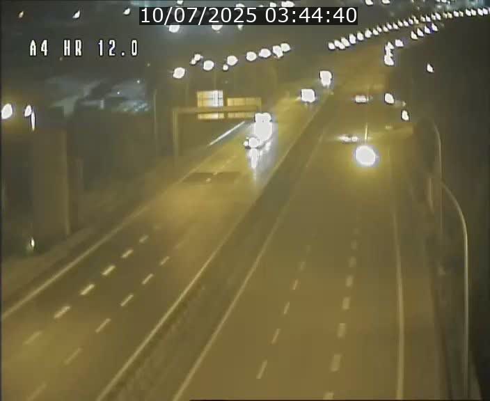 Traffic live webcam Luxembourg Jonction Foetz - A4 - BK 12.0 - direction Esch sur Alzette