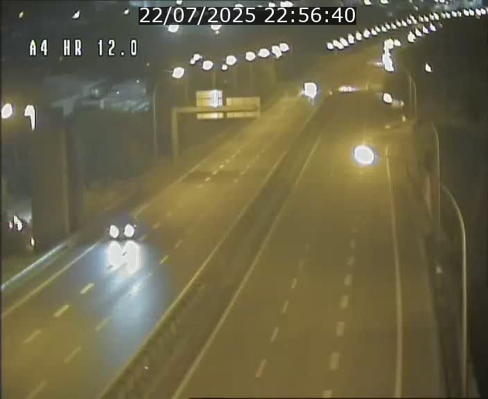 Traffic live webcam Luxembourg Jonction Foetz - A4 - BK 12.0 - direction Esch sur Alzette