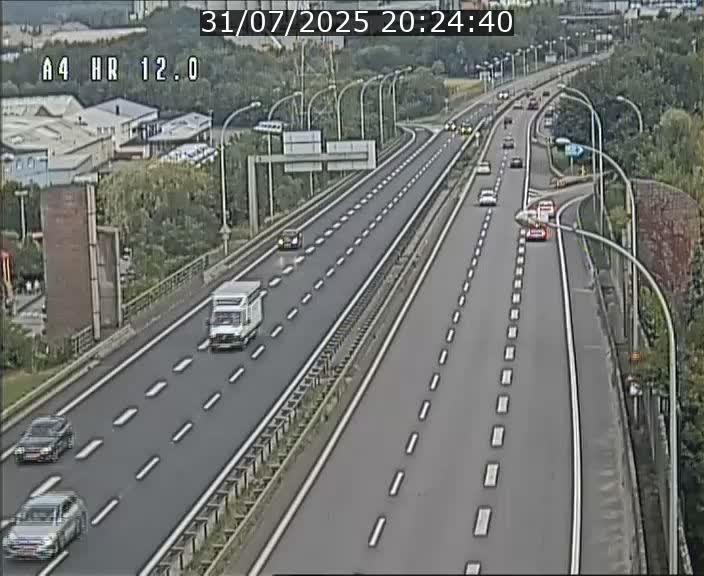Traffic live webcam Luxembourg Jonction Foetz - A4 - BK 12.0 - direction Esch sur Alzette