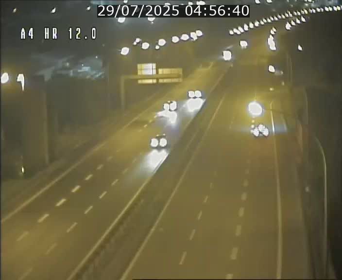 Traffic live webcam Luxembourg Jonction Foetz - A4 - BK 12.0 - direction Esch sur Alzette