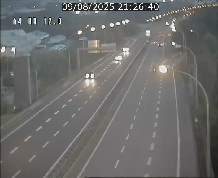 Traffic live webcam Luxembourg Jonction Foetz - A4 - BK 12.0 - direction Esch sur Alzette