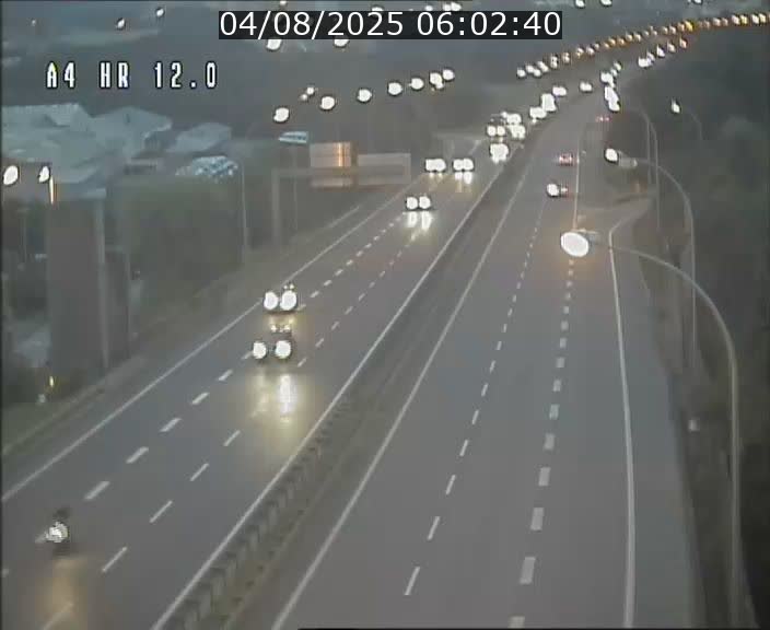 Traffic live webcam Luxembourg Jonction Foetz - A4 - BK 12.0 - direction Esch sur Alzette