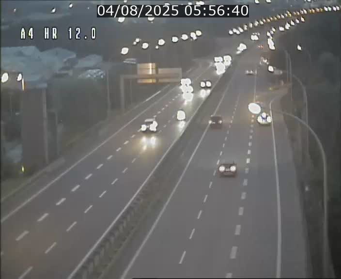 Traffic live webcam Luxembourg Jonction Foetz - A4 - BK 12.0 - direction Esch sur Alzette
