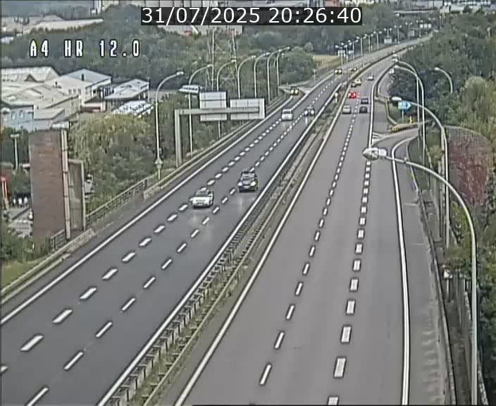 Traffic live webcam Luxembourg Jonction Foetz - A4 - BK 12.0 - direction Esch sur Alzette