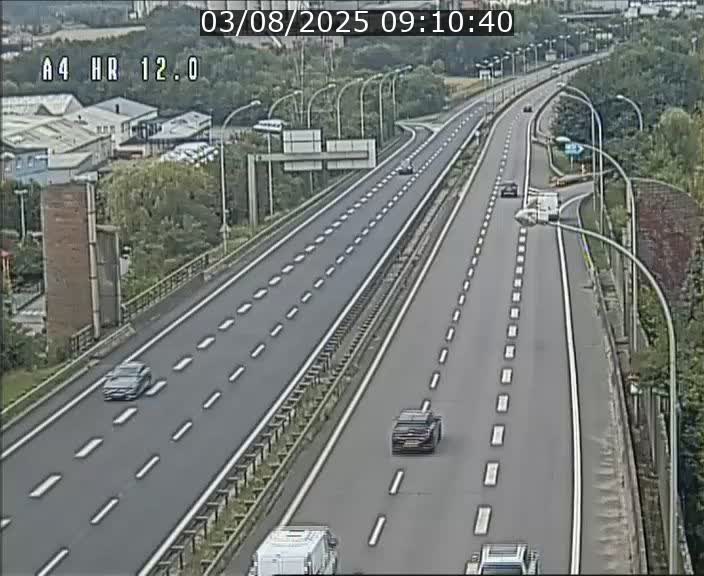Traffic live webcam Luxembourg Jonction Foetz - A4 - BK 12.0 - direction Esch sur Alzette