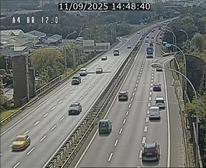 Traffic live webcam Luxembourg Jonction Foetz - A4 - BK 12.0 - direction Esch sur Alzette