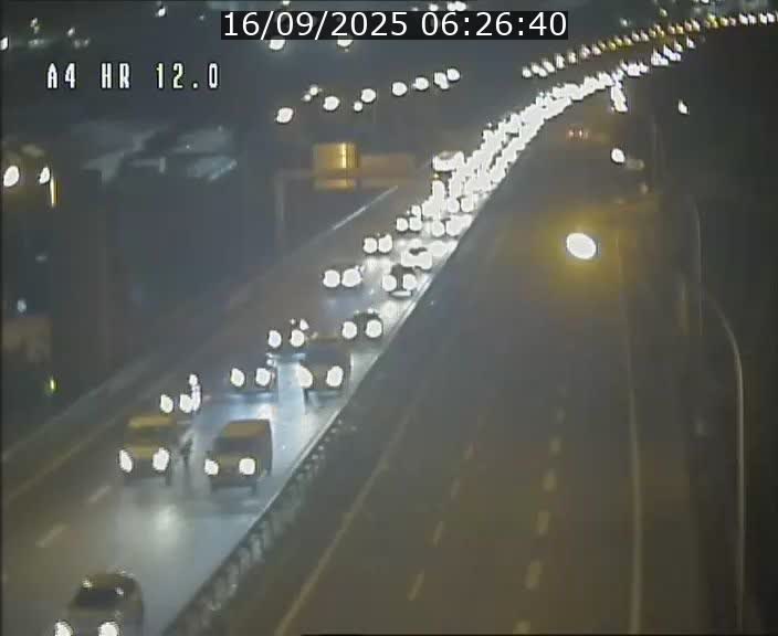 Traffic live webcam Luxembourg Jonction Foetz - A4 - BK 12.0 - direction Esch sur Alzette