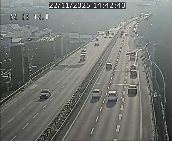 <h2>Traffic live webcam Luxembourg Jonction Foetz - A4 - BK 12.0 - direction Esch sur Alzette</h2>