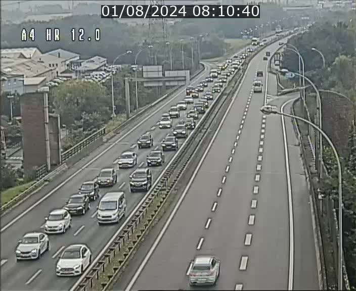 Traffic live webcam Luxembourg Jonction Foetz - A4 - BK 12.0 - direction Esch sur Alzette