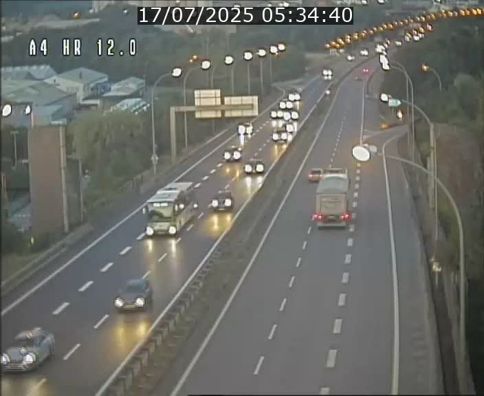 <h2>Traffic live webcam Luxembourg Jonction Foetz - A4 - BK 12.0 - direction Esch sur Alzette</h2>