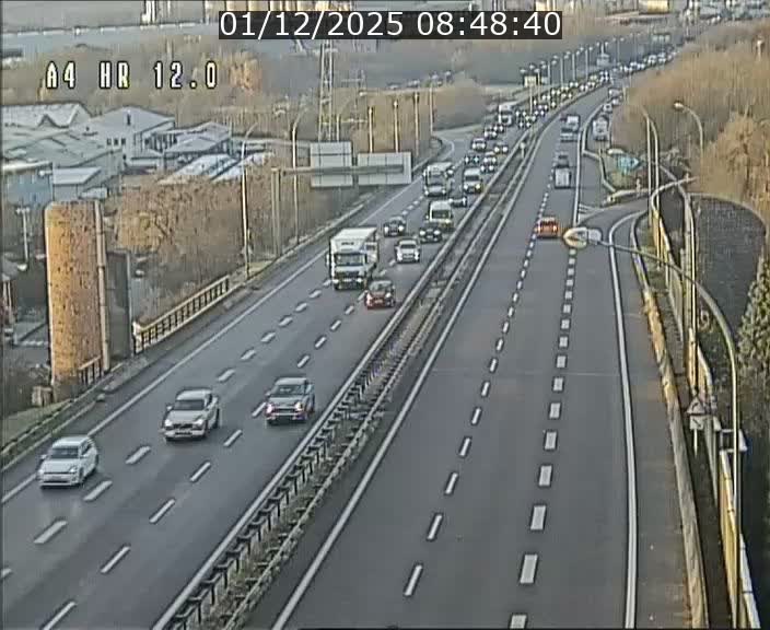 <h2>Traffic live webcam Luxembourg Jonction Foetz - A4 - BK 12.0 - direction Esch sur Alzette</h2>