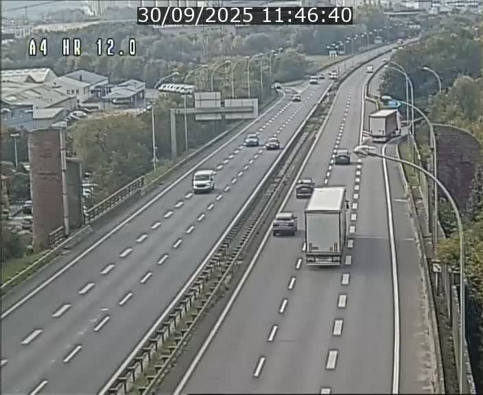 <h2>Traffic live webcam Luxembourg Jonction Foetz - A4 - BK 12.0 - direction Esch sur Alzette</h2>