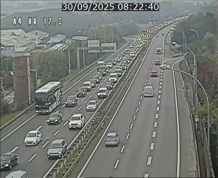 <h2>Traffic live webcam Luxembourg Jonction Foetz - A4 - BK 12.0 - direction Esch sur Alzette</h2>